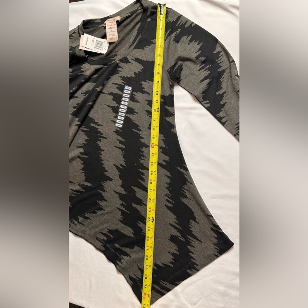 Philosophy Black and Gray Asymmetrical Tunic Large - Picture 6 of 6